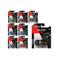 16 X 12 Cm 8 Assorted Car