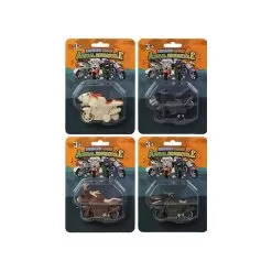 18 X 13 Cm 4 Assorted Motorcycle