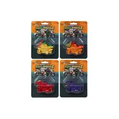 19 X 13 Cm 4 Assorted Motorcycle