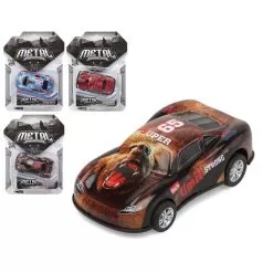 22 X 17 Cm Metal 4 Assorted Car