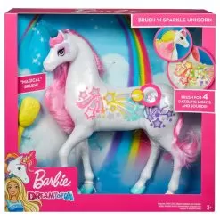 Barbie Dreamtopia Brush Sparkle Unicorn With Lights And Sounds Doll