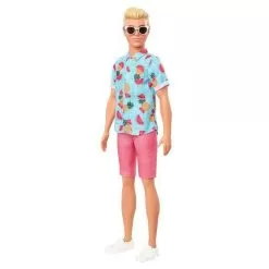 Barbie Fashionista Ken Blond With Blue Shirt Fruits Doll