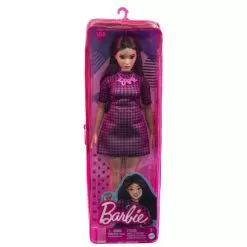 Barbie Fashionista Pink Checkered Dress Doll -Toy Shop barbie fashionista pink checkered dress doll 4