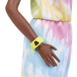 Barbie Fashionistas Tall Blonde Afro Tie Dye Romper Sneakers Yellow Bracelet Doll -Toy Shop barbie fashionistas tall blonde afro tie dye romper sneakers yellow bracelet doll 4