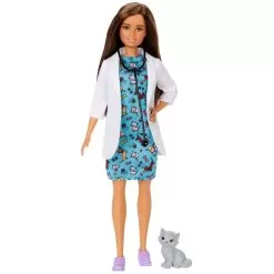 Barbie Pet Vet Brunette Doll
