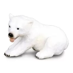 Collecta Polar Bear Puppy Sitting Figure