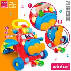 2 In 1 Ride-on With Lights And Sounds Winfun Airplane Spanish 9 2 In 1 Ride-on With Lights And Sounds Winfun Airplane Spanish -Toy Shop color baby 2 in 1 ride on with lights and sounds winfun airplane spanish 2