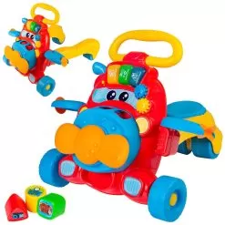 2 In 1 Ride-on With Lights And Sounds Winfun Airplane Spanish