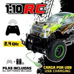 Camo Jungle Trail Ghost 4x4 1:10 RC Vehicle Remote Control 9 Camo Jungle Trail Ghost 4x4 1:10 RC Vehicle Remote Control -Toy Shop color baby camo jungle trail ghost 4x4 110 rc vehicle remote control 2