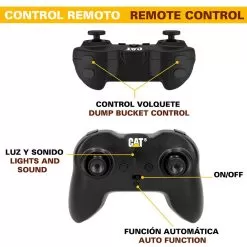 Cat 1:24 Radio Controlled Articulated Dump Truck Remote Control -Toy Shop color baby cat 124 radio controlled articulated dump truck remote control 4