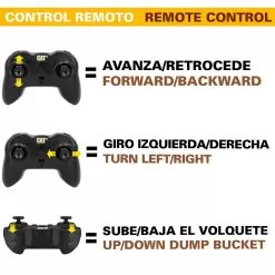 Cat 1:24 Radio Controlled Articulated Dump Truck Remote Control -Toy Shop color baby cat 124 radio controlled articulated dump truck remote control 5