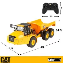 Cat 1:24 Radio Controlled Articulated Dump Truck Remote Control -Toy Shop color baby cat 124 radio controlled articulated dump truck remote control 7