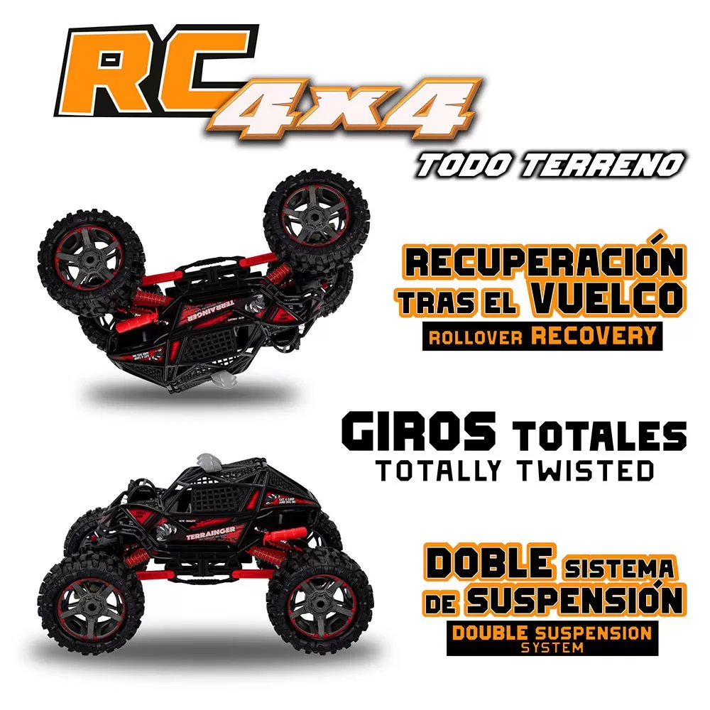 Terrainger 4x4 1:10 RC Vehicle Remote Control 4 Terrainger 4x4 1:10 RC Vehicle Remote Control - Image 4
