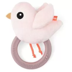 Done By Deer Sensory Rattle W/Teether Birdee
