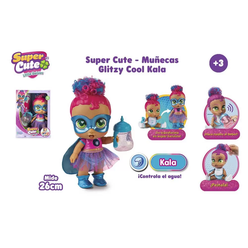 Famosa Super Cute Glitzy Cool Kala Doll 5 Famosa Super Cute Glitzy Cool Kala Doll - Image 5