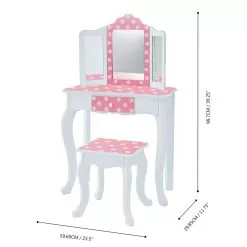 Gisele VEN-TD-11670F Vanity Table Set 11 Gisele VEN-TD-11670F Vanity Table Set -Toy Shop fantasy fields gisele ven td 11670f vanity table set 3