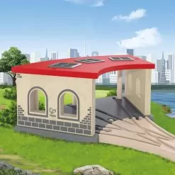 Hape Big Engine E3704 Toy Shed -Toy Shop hape big engine e3704 toy shed 2