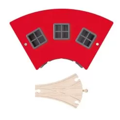 Hape Big Engine E3704 Toy Shed -Toy Shop hape big engine e3704 toy shed 4