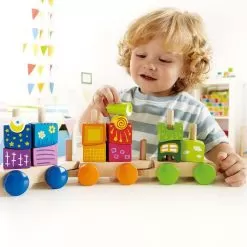 Hape Train Blocks Train Fantasia Blocks Train -Toy Shop hape train blocks train fantasia blocks train 3