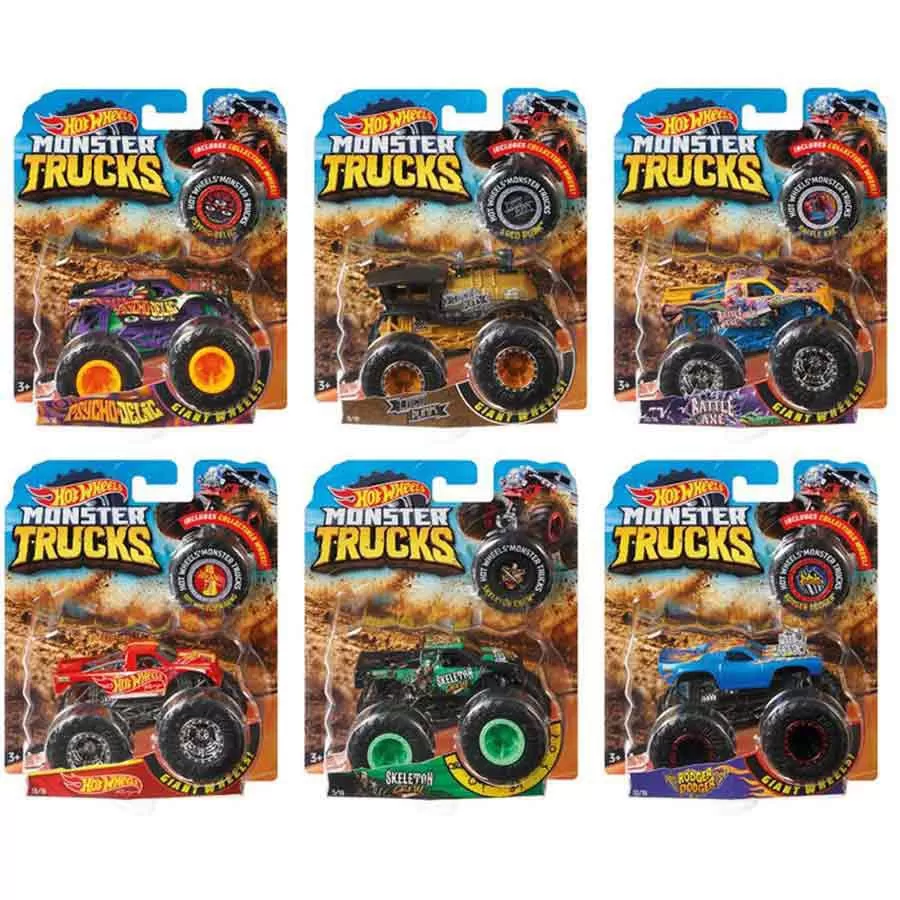 Hot Wheels Basic Vehicles Monster Truck 1:64 1 Hot Wheels Basic Vehicles Monster Truck 1:64
