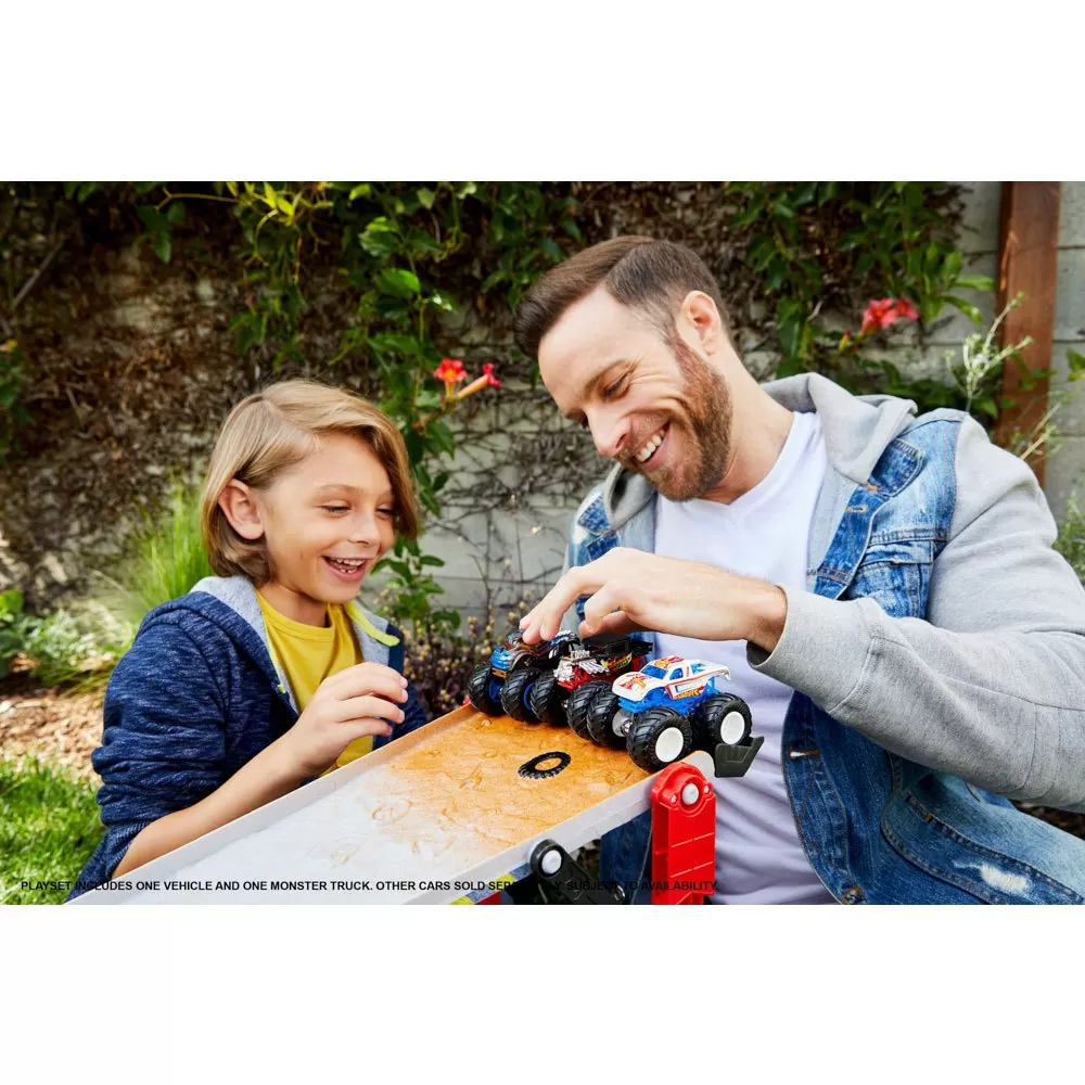 Hot Wheels Monster Trucks Downhill Race And Go 4 Hot Wheels Monster Trucks Downhill Race And Go - Image 4