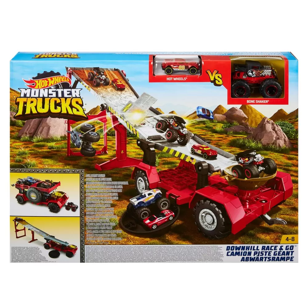 Hot Wheels Monster Trucks Downhill Race And Go 6 Hot Wheels Monster Trucks Downhill Race And Go - Image 6