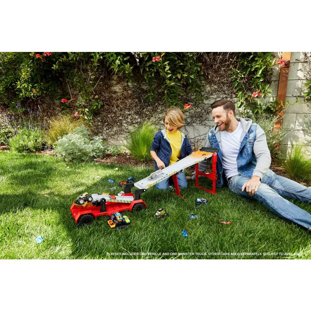 Hot Wheels Monster Trucks Downhill Race And Go 7 Hot Wheels Monster Trucks Downhill Race And Go - Image 7