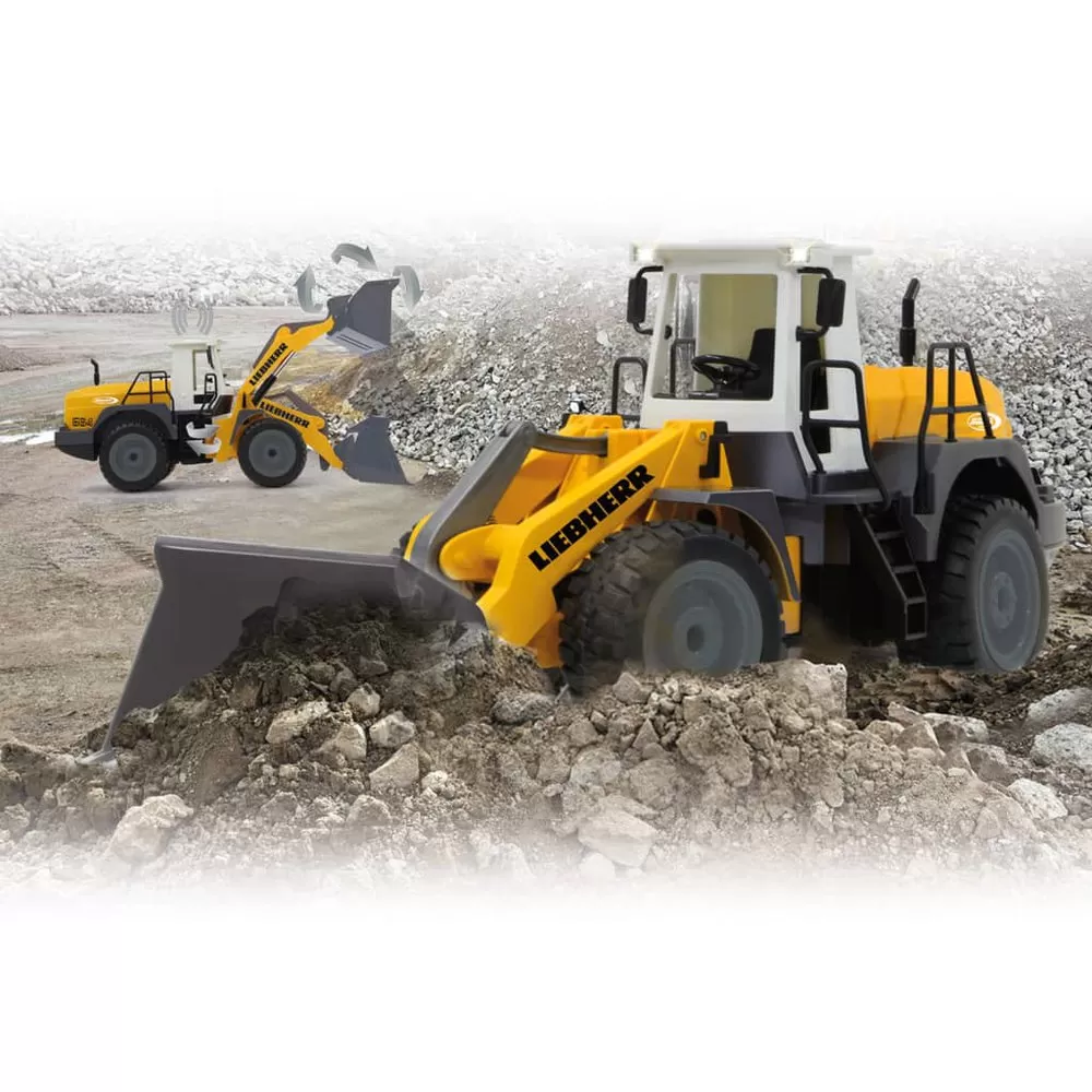 Jamara Wheel Loader Liebherr 564 2.4 G 1:20 Remote Control Backhoe Loader 4 Jamara Wheel Loader Liebherr 564 2.4 G 1:20 Remote Control Backhoe Loader - Image 4