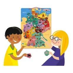 Janod Magnetic German Map -Toy Shop janod magnetic german map 3