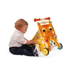 Janod Multi-Activities Cat Baby Walker -Toy Shop janod multi activities cat baby walker 11