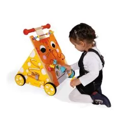 Janod Multi-Activities Cat Baby Walker -Toy Shop janod multi activities cat baby walker 12