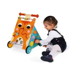 Janod Multi-Activities Cat Baby Walker -Toy Shop janod multi activities cat baby walker 13