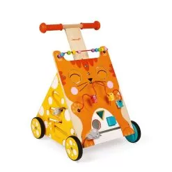 Janod Multi-Activities Cat Baby Walker -Toy Shop janod multi activities cat baby walker 8