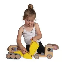 Janod Volley And Excavator Truck 18 Janod Volley And Excavator Truck -Toy Shop janod volley and excavator truck 6