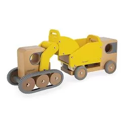 Janod Volley And Excavator Truck 21 Janod Volley And Excavator Truck -Toy Shop janod volley and excavator truck 9
