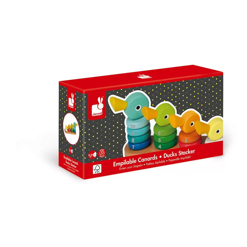 Janod Zigolos Ducks Stacker 2 Janod Zigolos Ducks Stacker - Image 2