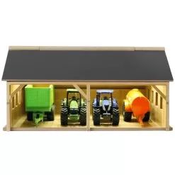 Kids Globe Farm Tractors 1:50 Toy Shed -Toy Shop kids globe farm tractors 150 toy shed 2