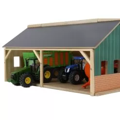 Kids Globe Farm Tractors 1:50 Toy Shed -Toy Shop kids globe farm tractors 150 toy shed 4