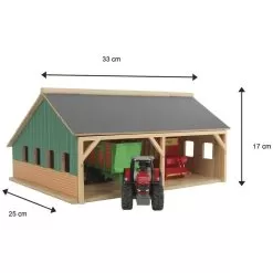 Kids Globe Farm Tractors 1:50 Toy Shed -Toy Shop kids globe farm tractors 150 toy shed 6