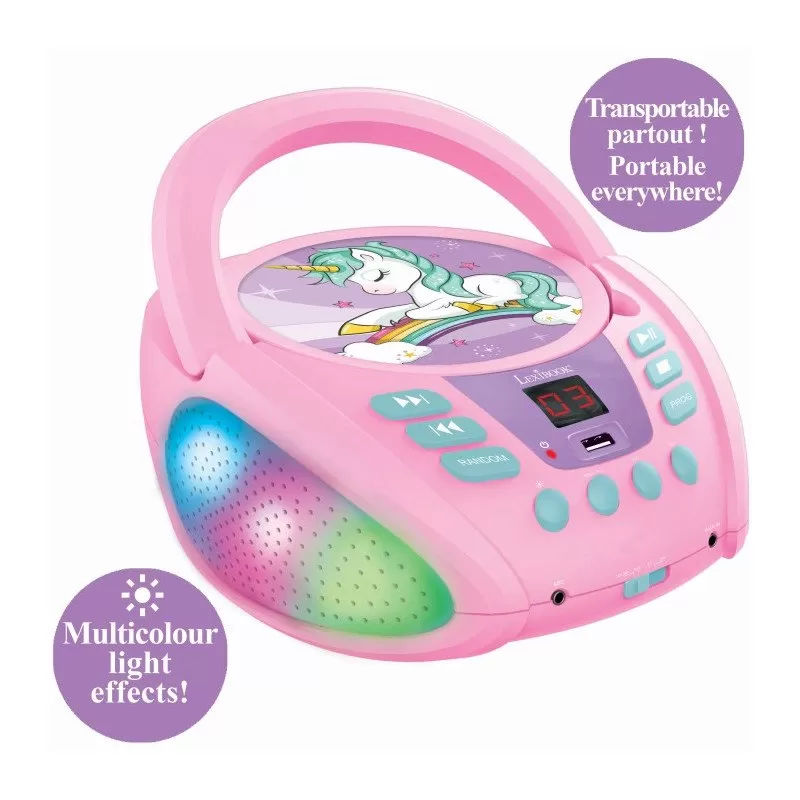 LEXIBOOK Unicorn CD Player 3 LEXIBOOK Unicorn CD Player - Image 3