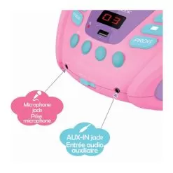 LEXIBOOK Unicorn CD Player 8 LEXIBOOK Unicorn CD Player -Toy Shop lexibook unicorn cd player 3