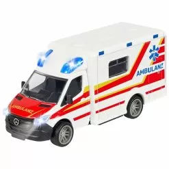 Majorette Grand Series Gs Ambulance Mercedes Benz 125 Cm Light And Sound