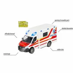 Majorette Grand Series Gs Ambulance Mercedes Benz 125 Cm Light And Sound -Toy Shop majorette grand series gs ambulance mercedes benz 125 cm light and sound 3