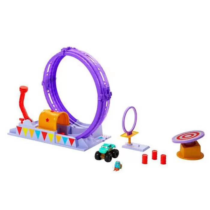 Mattel Games Disney And Pixar On The Road Showtime Loop Playset 1 Mattel Games Disney And Pixar On The Road Showtime Loop Playset