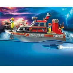 Playmobil Fire Operation With Resca Yacht -Toy Shop playmobil fire operation with resca yacht 3