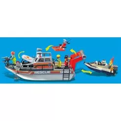 Playmobil Fire Operation With Resca Yacht -Toy Shop playmobil fire operation with resca yacht 8