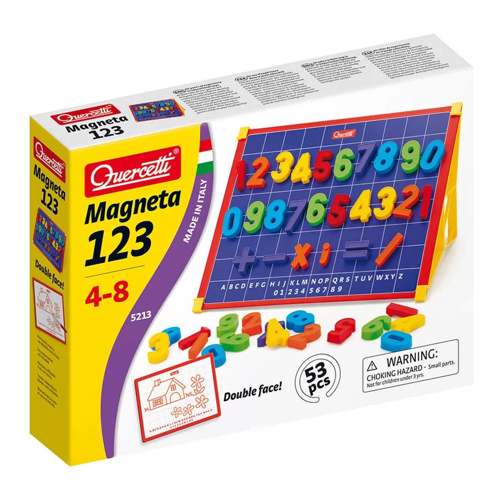 Quercetti Game Magneta 123 53 Pieces 2 Quercetti Game Magneta 123 53 Pieces - Image 2