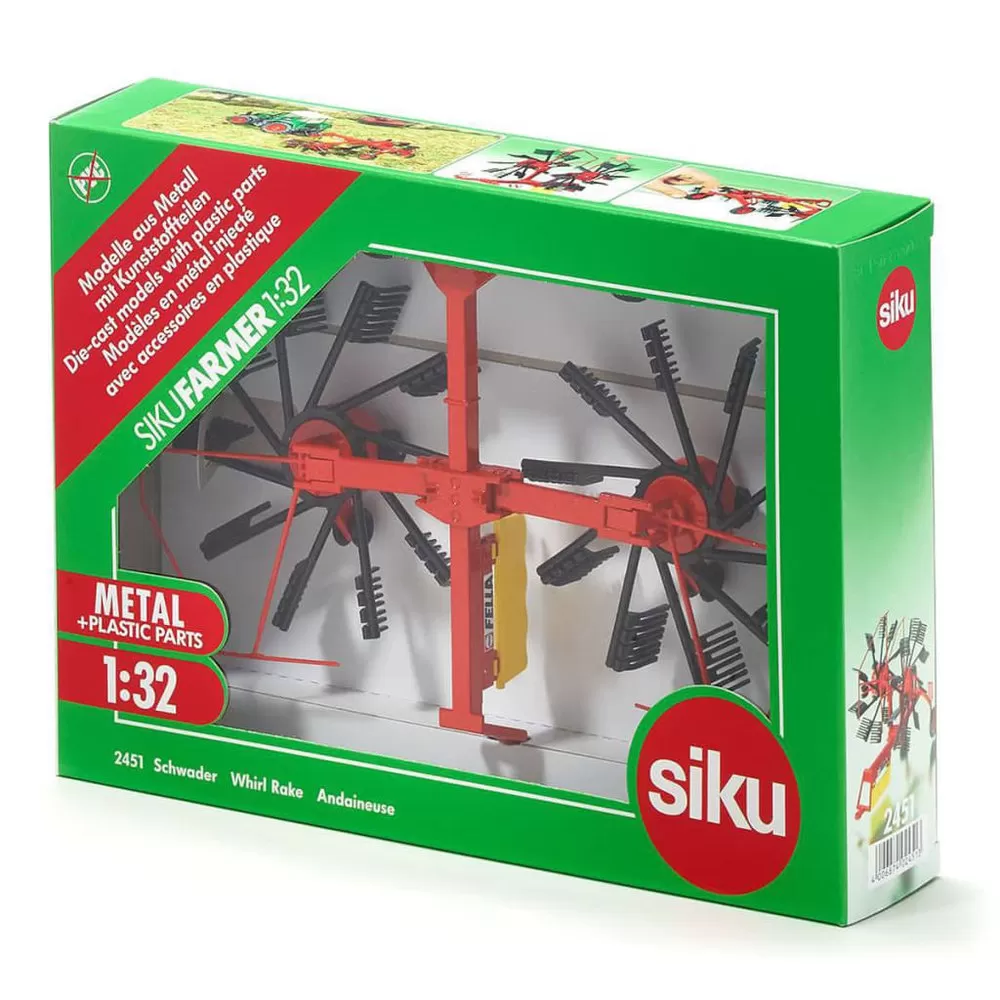 Siku Whirl Rake Accessory Tractor Toy 2 Siku Whirl Rake Accessory Tractor Toy - Image 2