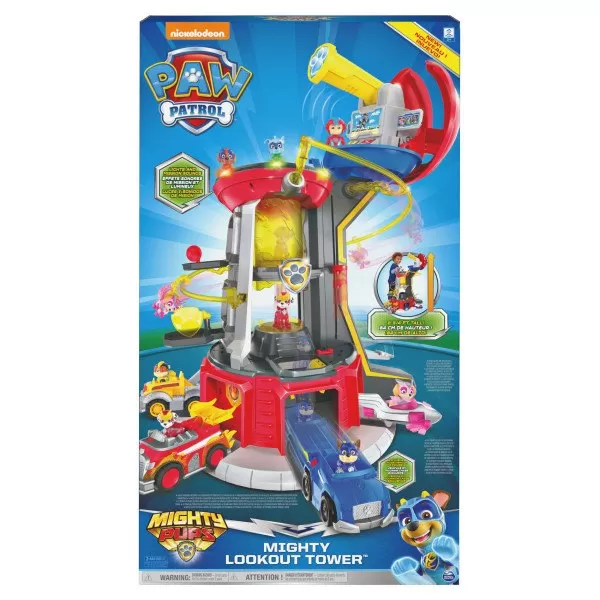 SPIN MASTER Paw Patrol Mighty Pups Lookout Tower Playset With Lights 4 SPIN MASTER Paw Patrol Mighty Pups Lookout Tower Playset With Lights - Image 4