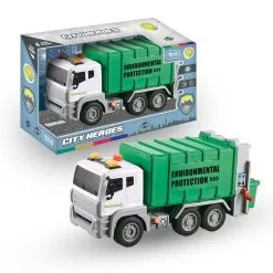 Garbage Truck Light And Sound Heroes City 1:12